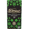 DIVINE CHOCOLATE Chocolate, 70% Dark Chocolate with Mint Crisp, 3