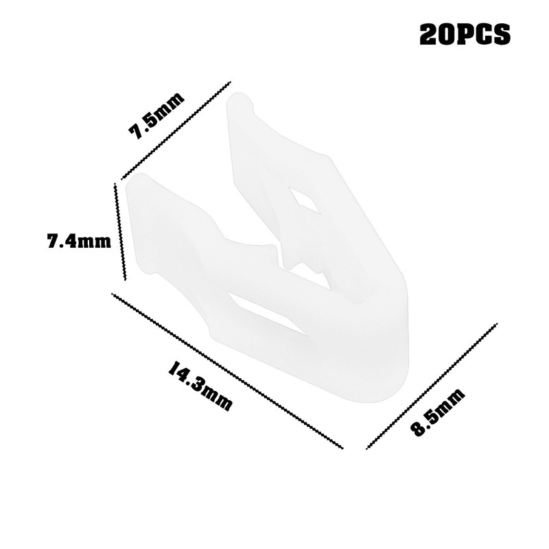 eMagTech 20 Pcs Car Tailgate Lining Clips Boot Lid Lining