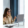 SOUNDANCE Laptop Stand for Desk, Metal Computer Riser, Heavy Stable