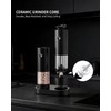 CIRCLE JOY Electric Salt and Pepper Grinder Set with Charging