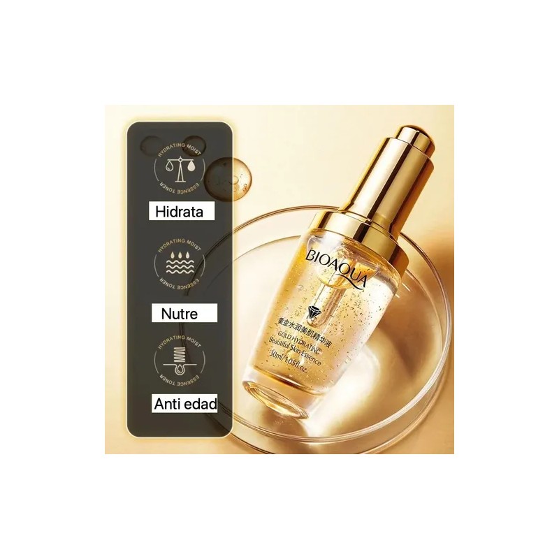 Suero Serum Gold Bioaqua Oro Colágeno Hidratante Anti Edad