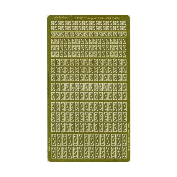1/350 Slotted Triangle Plate Set I