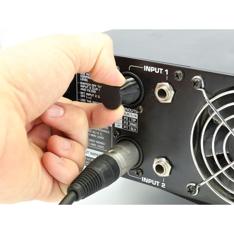 Cover for XLR Cable Female Plug, Quick Safe Handling, Microphone