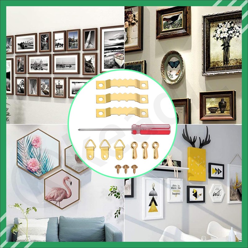 Keadic Picture Hanging Assortment Kits Frame Hanging Screws for Hanging