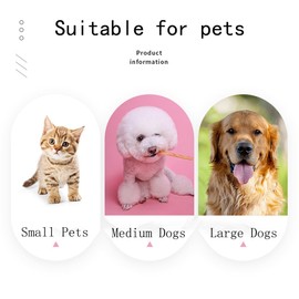 2 x 16ft Retractable Dog Leash for Small Dogs - Holds up to 33 lbs, 360° Anti-Tangle Long Cat Leash for Small and Medium-Sized Dogs. (Blue + Pink)