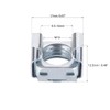 sourcing map M10 Cage Nuts for Server Rack Cabinet, Carbon