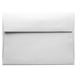 50 White A7 Envelopes - 7.25" x 5.25" - Square Flap