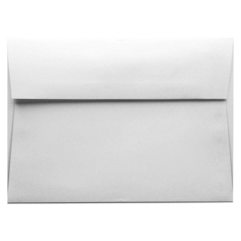 50 White A7 Envelopes - 7.25" x 5.25" - Square