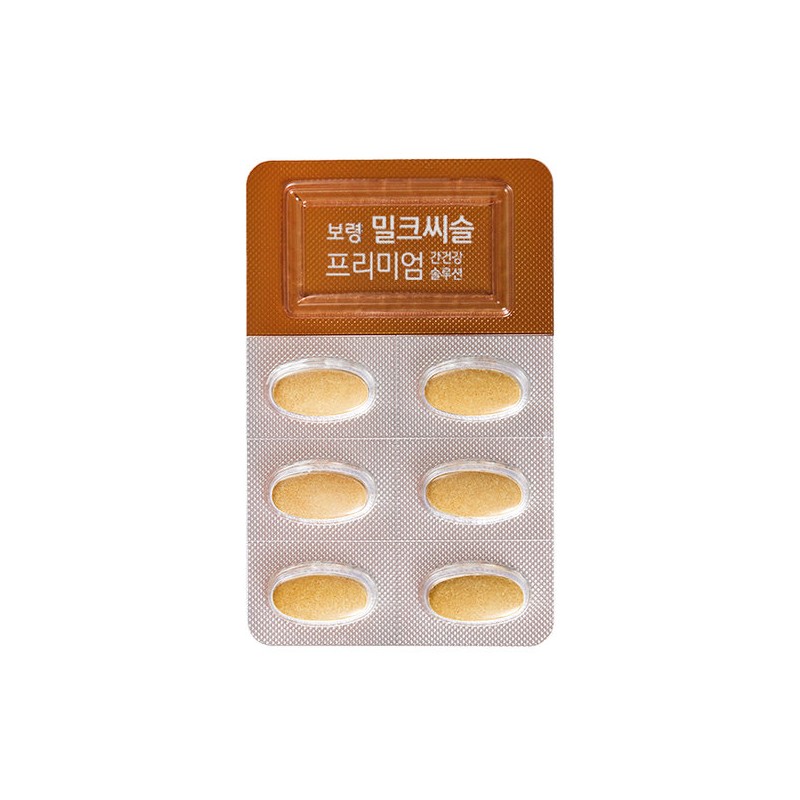 Boryeong Boryung Milk Thistle Premium Liver Health Solution 6 Boxes
