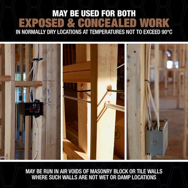 N/A 12/2 Romex Simpull Solid Indoor CU NM-B W/G Individual