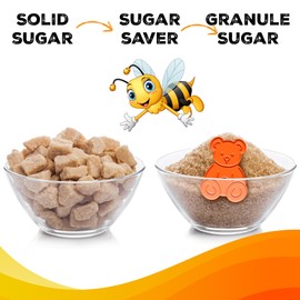 ENOLVO Brown Sugar Bear - Terra Cotta Brown Sugar Keeper to Maintain Food Moisture, Food Safe Brown Sugar Saver for Food Storage Containers, Reusable Terracotta Discs (1)