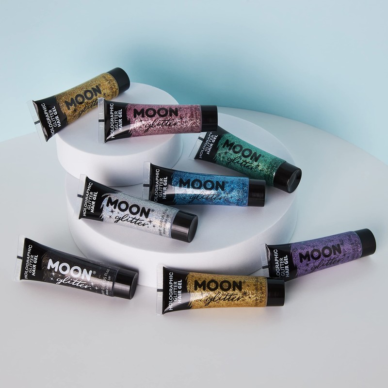 Moon Glitter - Holographic Glitter Hair Gel - 20ml -
