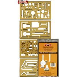 KOH-I-NOOR 750076 Stencil Chemistry Set of 4