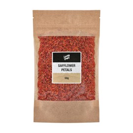 Lowhill Valley Safflower Petals - Whole Dried Carthamus tinctorius Petals - Loose Herbal Tea - For Digestion Support - Rich in Antioxidants - Mild Floral Flavour - 100% Natural - 50g