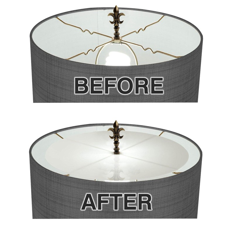 15.5" Round Diffuser Translucent frosted White (will Soften Light from