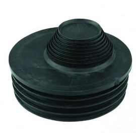 FloPlast Black Rubber Universal Waste Adaptor 110mm
