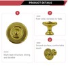 Tyqzor 6 Pack Antique Bronze Cabinet Knobs, Kitchen Drawer Knob,