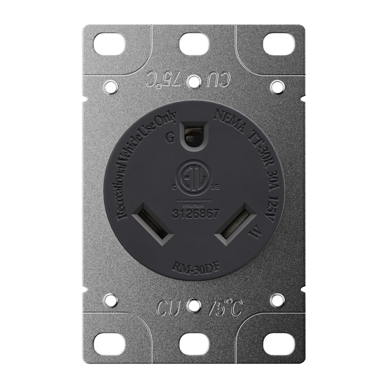 Leisure Cords RV 30 Amp, 125 Volt, NEMA TT-30R, 2P,