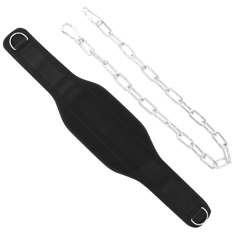 Dip Belt With Chain,Weightlifting Belt or Pull-Ups, Powerlifting, Squats, and