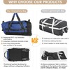 Rolling Duffle Bag with Wheels,86L 30”Carry on Luggage with Wheels,Folding