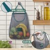 KALOLINNA Vegetable Hanging Set of 3 Fruit Storage Bags, Grocery