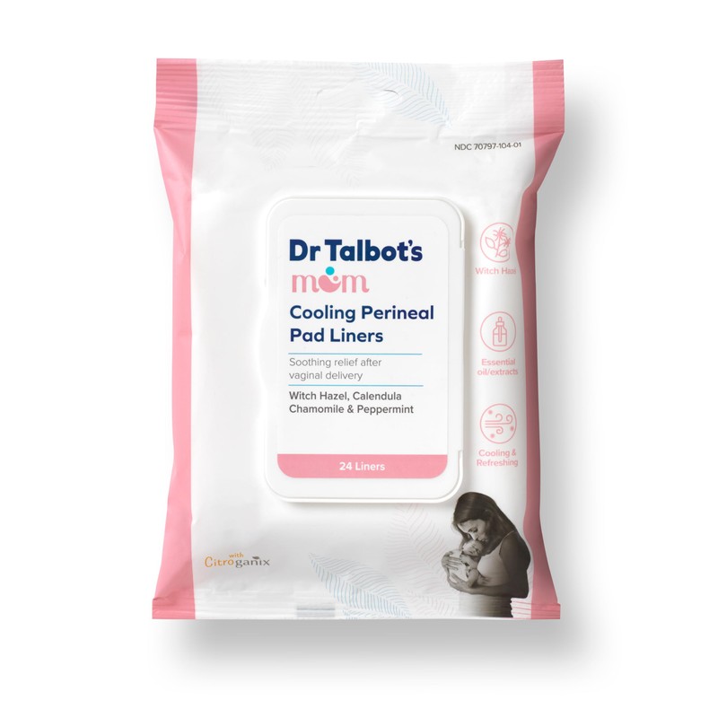Dr. Talbot's Mom Postpartum Perineal Pad Liners - Instant Cooling