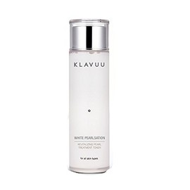 KLAVUU White Pearlsation Revitalizing Pearl Treatment Toner 140ml (4.76 fl.oz.) - Radiance & Wrinkle Care Bossting Essence Toner with Enriched Pearl Extract, Gentle Exfoliator
