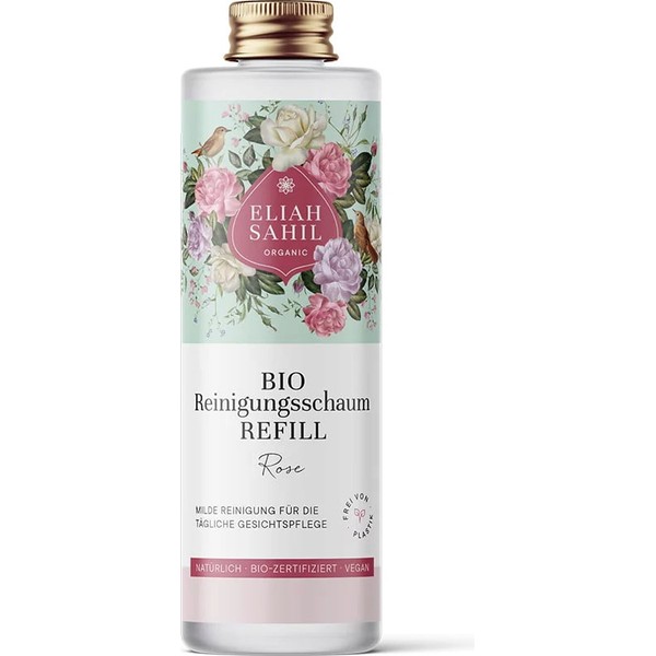Eliah Sahil Organic Rose Cleansing Foam, Refill 100 ml