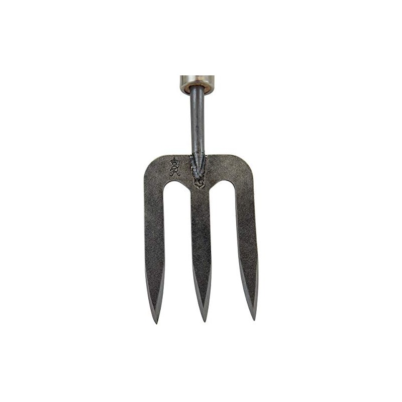 Hand Forged Hand Fork with Ash Wood Handle - Ideal