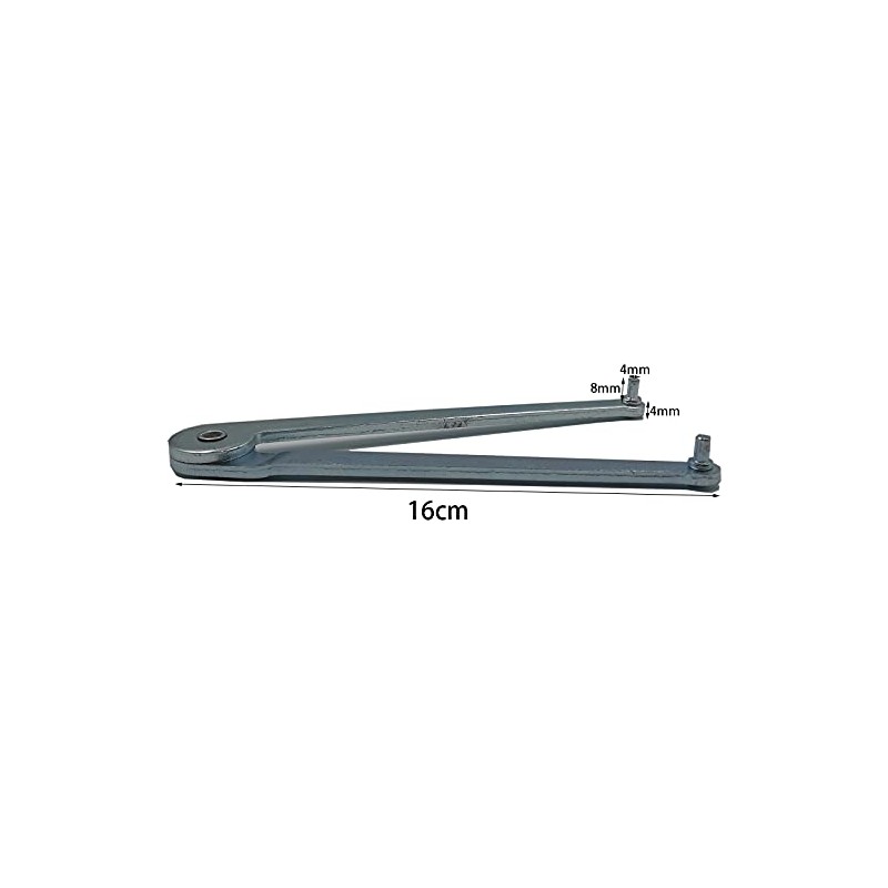 Boounyatin Universal Adjustable Angle Grinder Wrench Pin Spanner Wrench Face