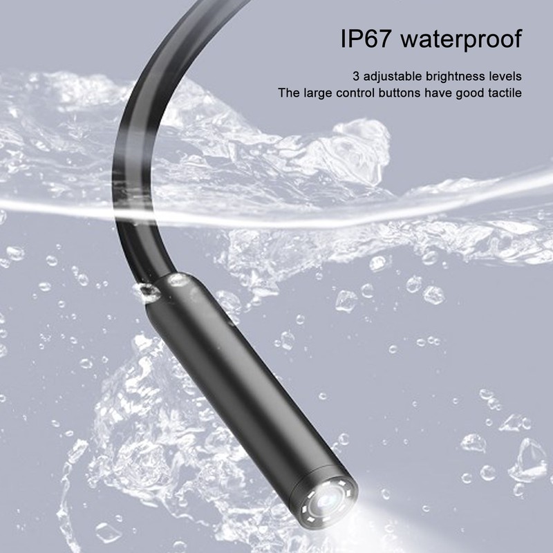 Endoscope 4.3Inch Screen 1080P HD Single Lens Borescope IP67 Waterproof