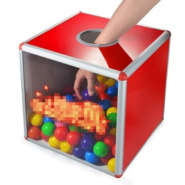 BESPORTBLE 50 Pieces Lottery Ball Lottery Balls Play Ball Lottery Balls Children's Toy for Christmas Xmas Family Games Party Games Party Decoration Supplies 4 cm Blue