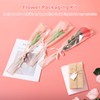 200 Flower Packaging Kit, 100 Pcs Single Flower Sleeves Wrapping