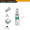 sourcing map 2pcs Torx Screwdriver Bit T25H 1/4" Hex Shank