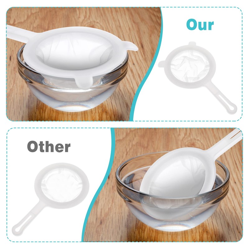 Cobee Ultra Fine Mesh Food Strainer, Nylon Mesh Colander with