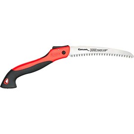Corona Tools 8-Inch RazorTOOTH Folding Saw | Pruning Saw Designed for Single-Hand Use | Curved Blade Hand Saw | Cuts Branches Up to 4" in Diameter | RS 7255 Black