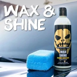 Voodoo Ride 16oz Car Wash Wax with UV Blockers Carnauba Banana Scent for Long Lasting Shine