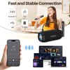 Portable Karaoke Machine, Bluetooth Speaker with Microphone, Three Echo Levels,