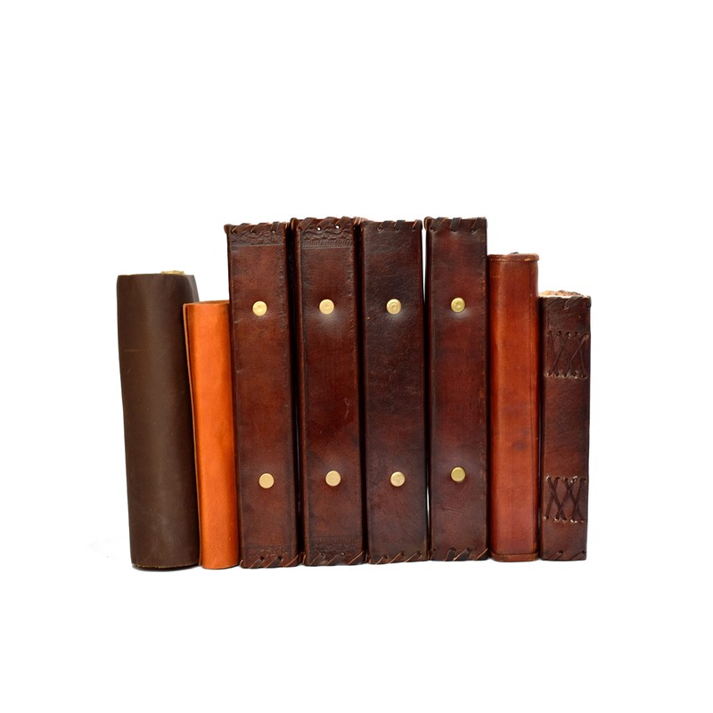 ROOGU Leather Binder, DIN A5, 2 Rings, Handmade Buffalo Leather