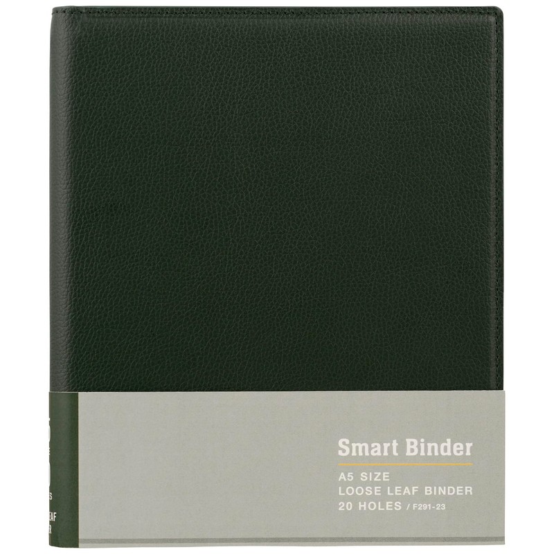 Maruman Binder Smart Binder A5 20-Hole Deep Green F291-23