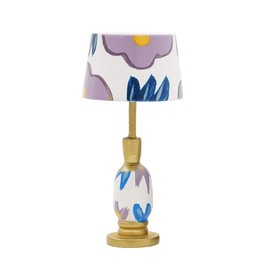 Odoria 1/12 Scale Miniature Lamp Dollhouse Accessories, Purple
