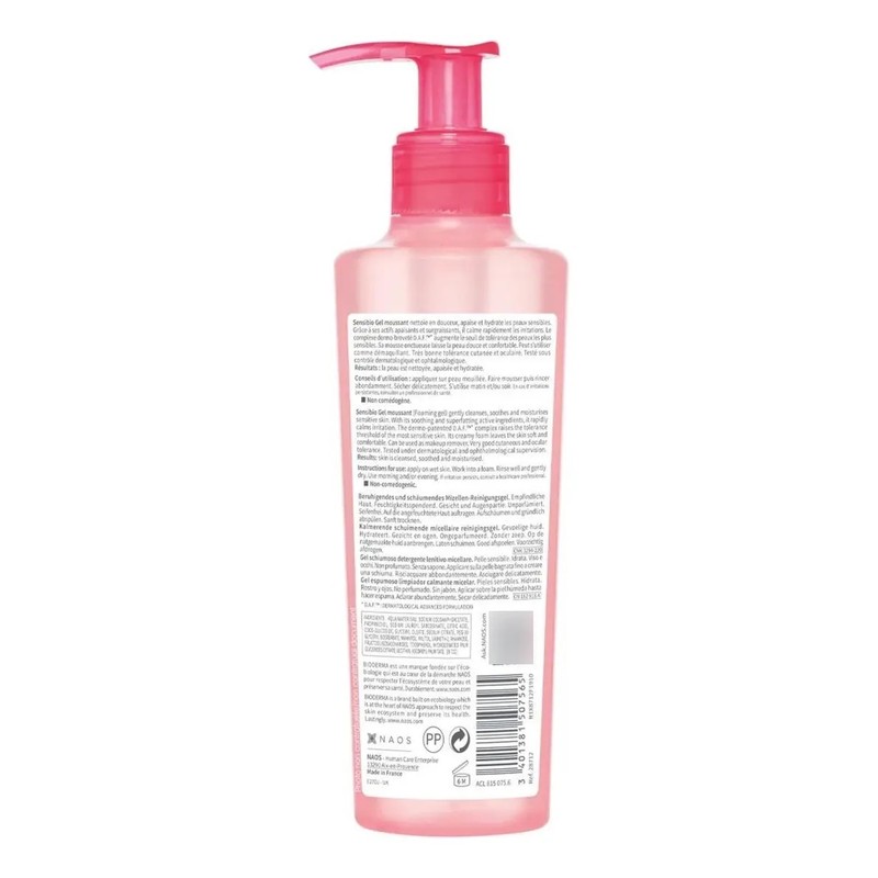 Bioderma Sensibio Gel Limpiador Piel Sensible 200 Ml