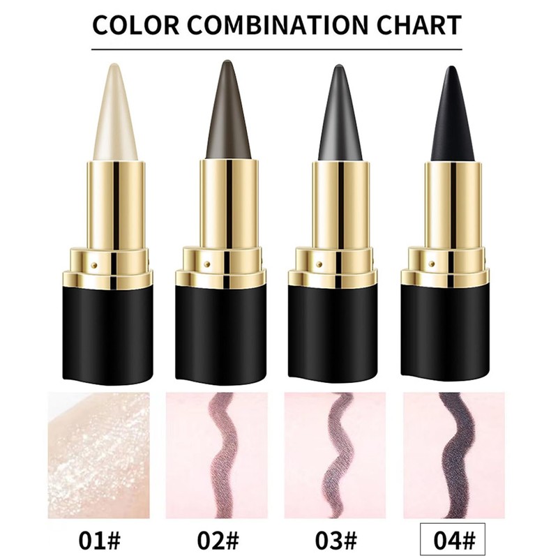 Eyeliner Waterproof, Matte Eye Pen, Black, Quick Drying Cream Eyeliner,