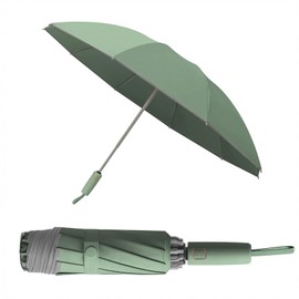 SFDRANVEX Automatic Compact Travel Umbrella with Windproof & UV Protection, Portable Folding Sun Rain Umbrella for Women/Men, Lightweight for Golf/Walking,Umbrellas for rain