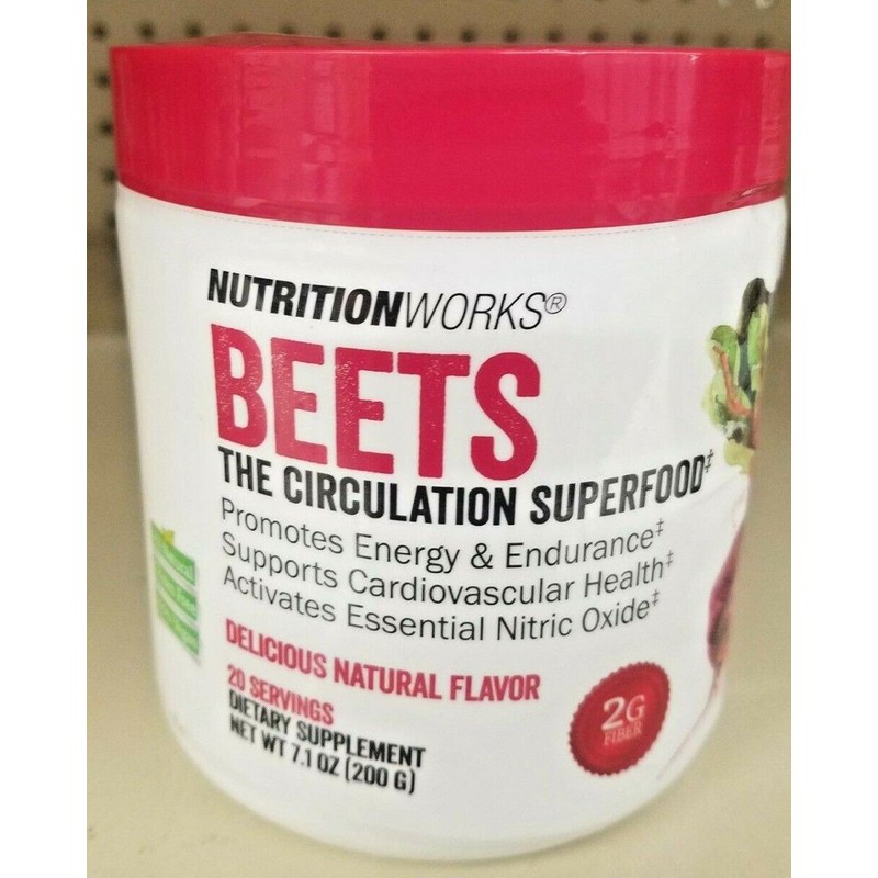 9.88 OZ 2 PACK NUTRITION WORKS BEETS THE CIRCULATION SUPER