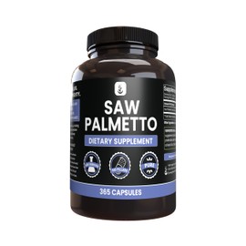PURE ORIGINAL INGREDIENTS Saw Palmetto (365 Capsules) No Magnesium Or Rice Fillers, Always Pure, Lab Verified