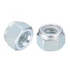 TA-VIGOR 10Pcs 9/16"-12 Nylon Hex Lock Nuts, Carbon Steel Nylon