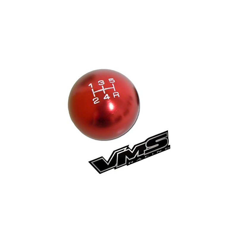 VMS RACING 10x1.5mm Thread Threaded 5 Speed Shift Knob in