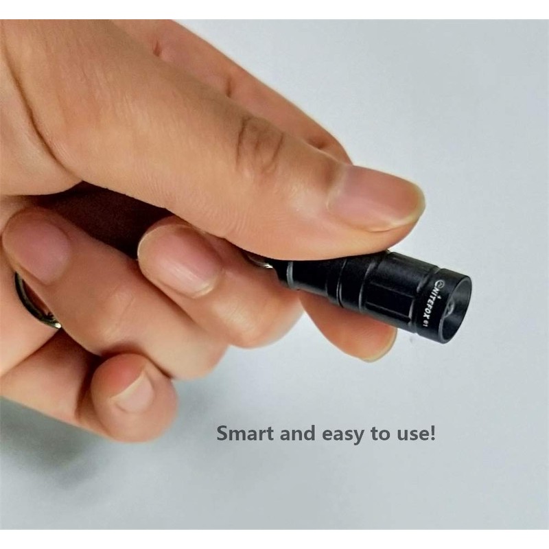 Super Mini Small Tiny Keychain Flashlight, Smallest Bright Key Ring