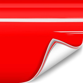 ColorFusion PPF by VViViD, Gloss Ultra Red Dry Apply PPF Vinyl Car Wrap Roll 1.3ft x 5ft